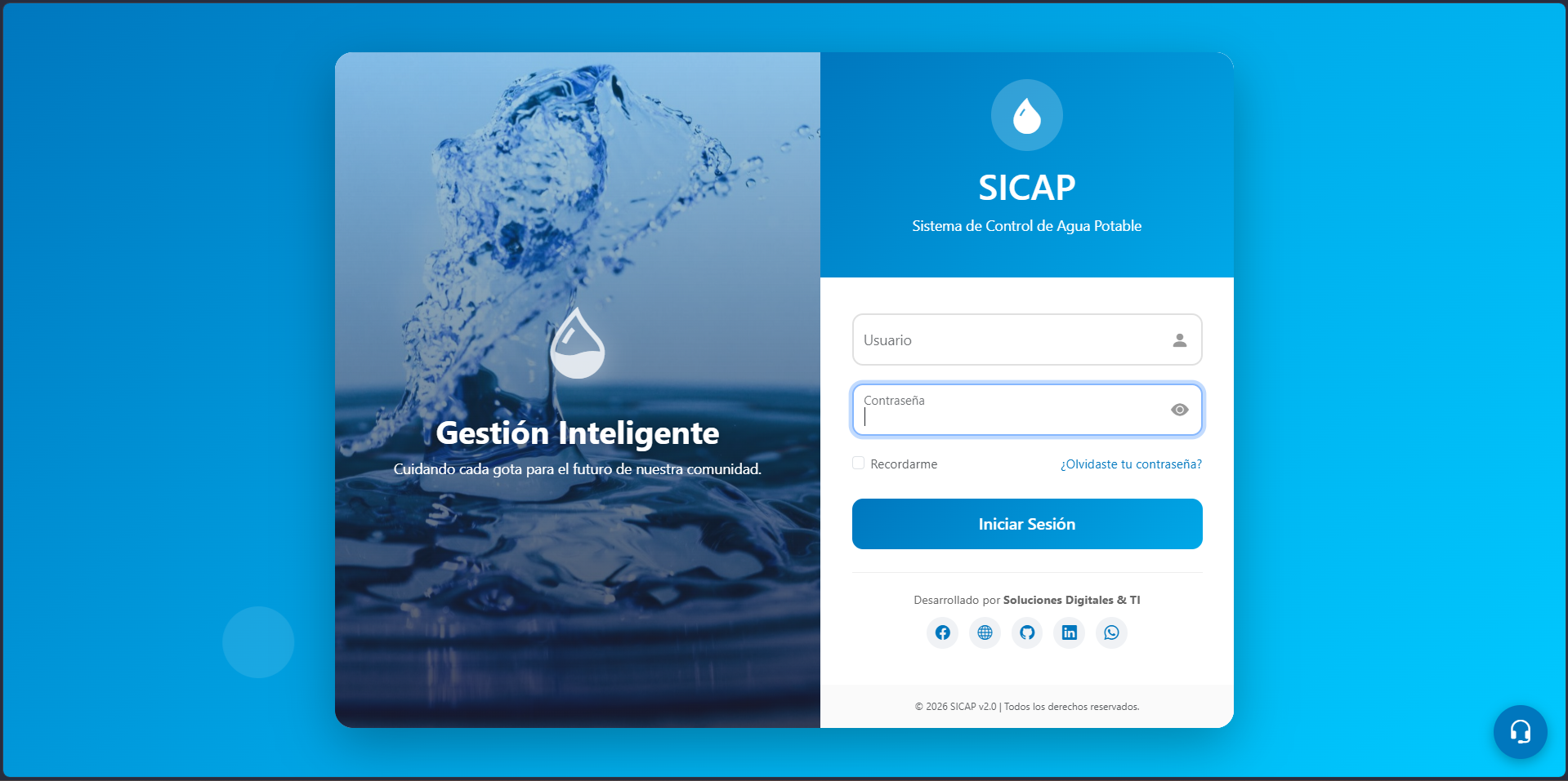 SICAP - Login