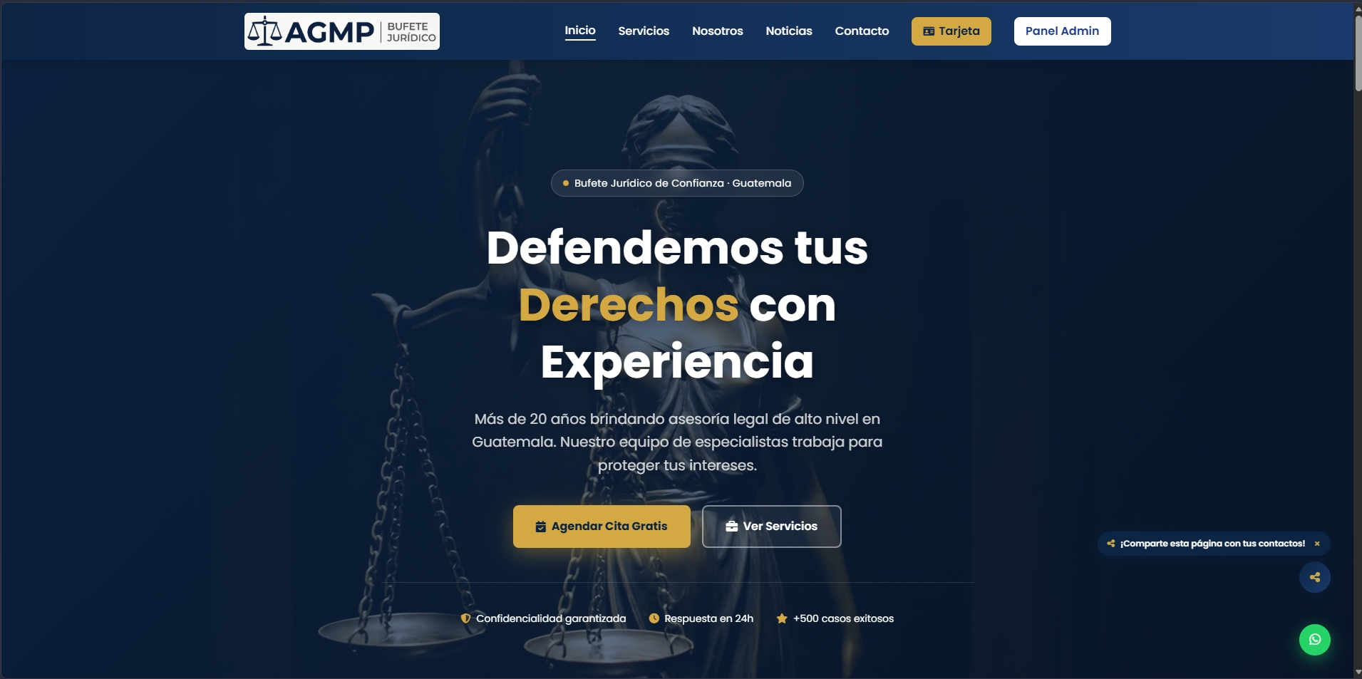Bufete AGMP - Portada